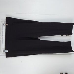 Sonoma Womens Black Cropped Leggings Super Soft Stretchy Minimalist Sz.L